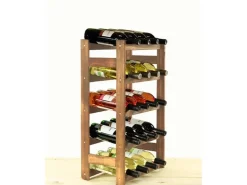 PROREGAL Weinregal Pinotwine HxBxT 70 x 43 x 25 cm 20 Flaschen Massives Kiefernholz Geölt* Flaschenregale
