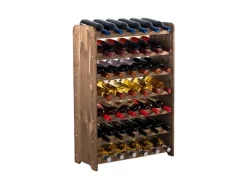 PROREGAL Weinregal Pinotwine C HxBxT 87,2 x 63,2 x 26,5 cm 42 Flaschen Massives Kiefernholz Geölt* Flaschenregale