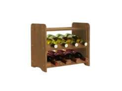 PROREGAL Weinregal Pinotwine C HxBxT 36 x 44 x 26,5 cm 8 Flaschen Massives Kiefernholz Geölt* Flaschenregale