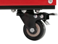 PROREGAL Werkzeugwagen HxBxT 73x90x35cm Rollwagen Werkstattwagen Rollen Handgriff 3 Ladeflächen Lochraster Stahl* Aufbewahrung