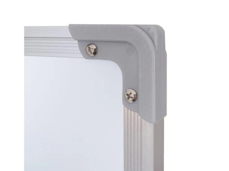 PROREGAL Whiteboard HxBxT 186x186x56 cm Mobil Rollbar Inkl. Zubehör Magnettafel Memoboard Pinnwand