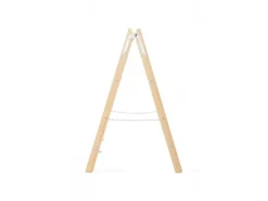 PROREGAL Wood Double Giraffe Holz-Sprossen-Stehleiter mit Sicherheitskette 2 x 6 Sprossen 192 cm Hoch Trittleiter Bockleiter Sprossen-Doppellleiter* Leitern