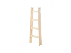 PROREGAL Wood Double Giraffe Holz-Sprossen-Stehleiter mit Sicherheitskette 2 x 6 Sprossen 192 cm Hoch Trittleiter Bockleiter Sprossen-Doppellleiter* Leitern