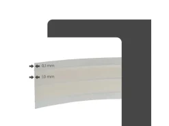 PROTEKTOR Kantenprofil Rolle 30,4m Papier Weiß Fugenband Trockenbau