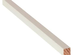 Quadratleiste Weiß lackiert 10 mm x 10 mm Länge 900 mm