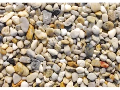 Scherf Quarzkiesel Weiß-Bunt 16 - 32 mm 25 kg PE-Sack