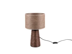 Reality Design-Tischleuchte Straw 1-flammig Braun 24 cm x 24 cm* Weitere Regale