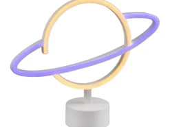 Reality LED Tischleuchte Planet 24,5 cm x 29 cm x 8,5 cm Weiß* Weitere Regale