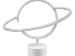 Reality LED Tischleuchte Planet 24,5 cm x 29 cm x 8,5 cm Weiß* Weitere Regale