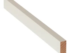 Rechteckleiste Weiß lackiert 10 mm x 20 mm Länge 900 mm* Zierprofile