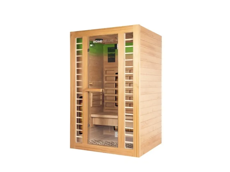 Home Deluxe Redsun Deluxe Infrarotkabine PLUS Tannenholz Natur M