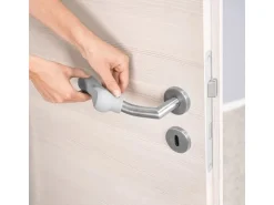 Reer Türgriffschutz HandleGuard Silikon 2 cm x 13 cm x 2 cm Grau 2 Stück* Tapezierzubehör