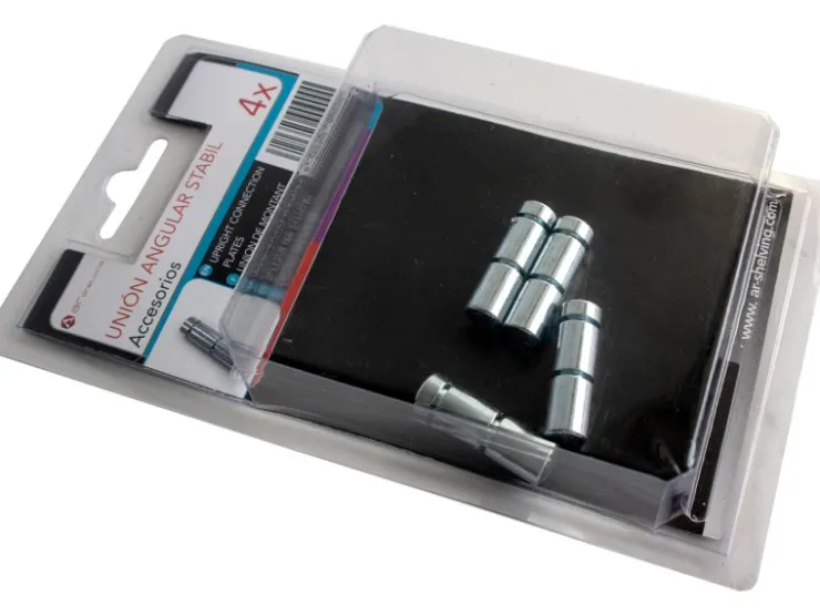 AR Shelving Regal Verbinder Rivet 4 Stück Blister