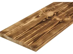 Rettenmeier Leimholzplatte Kiefer Antik Geflammt 200 cm x 30 cm x 1,8 cm* Regale Massivholz