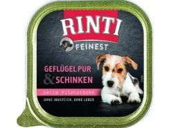Rinti Hunde-Nassfutter Feinest Geflügel und Schinken 150 g* Hundebedarf