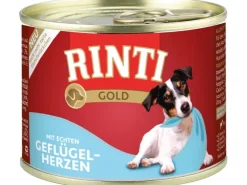 Rinti Hunde-Nassfutter Gold Geflügelherzen 185 g* Hundebedarf