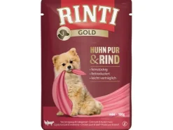 Rinti Hunde-Nassfutter Gold Huhn und Rind 100 g* Hundebedarf