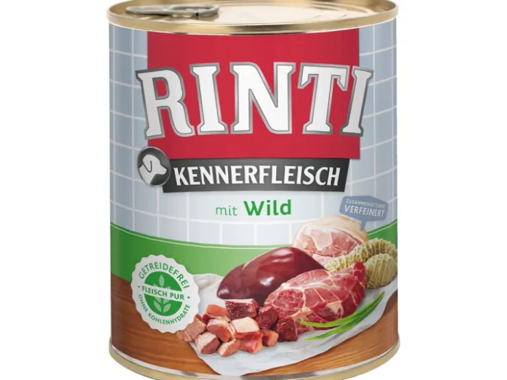 Rinti Hunde-Nassfutter Kennerfleisch Wild 800 g* Hundebedarf