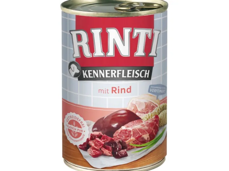 Rinti Hunde-Nassfutter Kennerfleisch Rind 400 g
