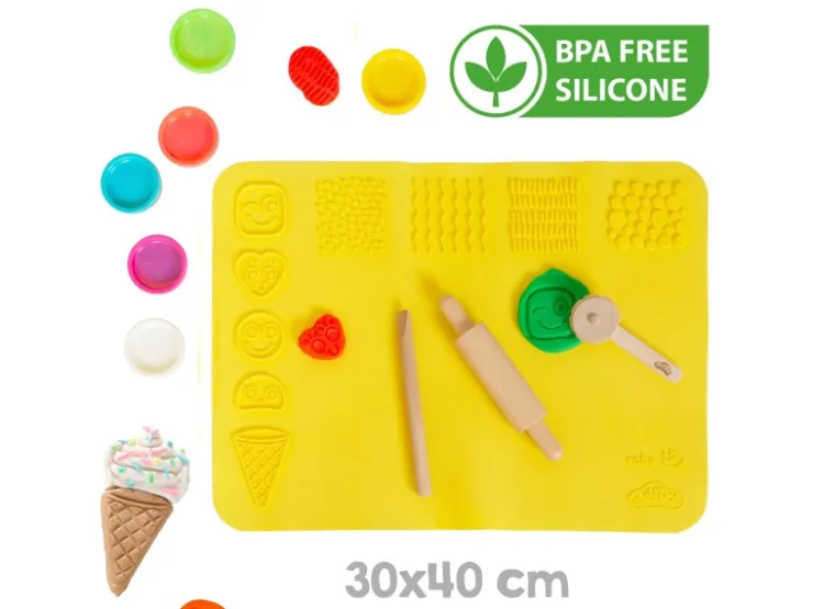 roba Matschküche roba x Play-Doh mit Spielmatte und Knetzubehör