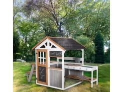 roba Picknickerweiterung für Spielhaus mit Tisch und Sitzbank für Kinder ab 18 Monaten* Sitzbänke