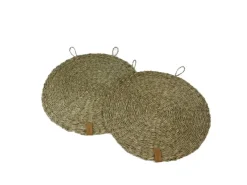 Rohrschneider Robuste Kratzmatte für Katzen in Praktischer Runder Form 2er Set* Katzenbedarf