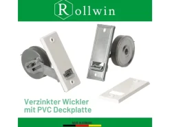 Rollwin Rolladen Gurtwickler Unterputz 135mm Lochabstand Mit Gurtwickler Blende Weiß Ohne Gurt Rollo Wickler Mit Blende* Rollos