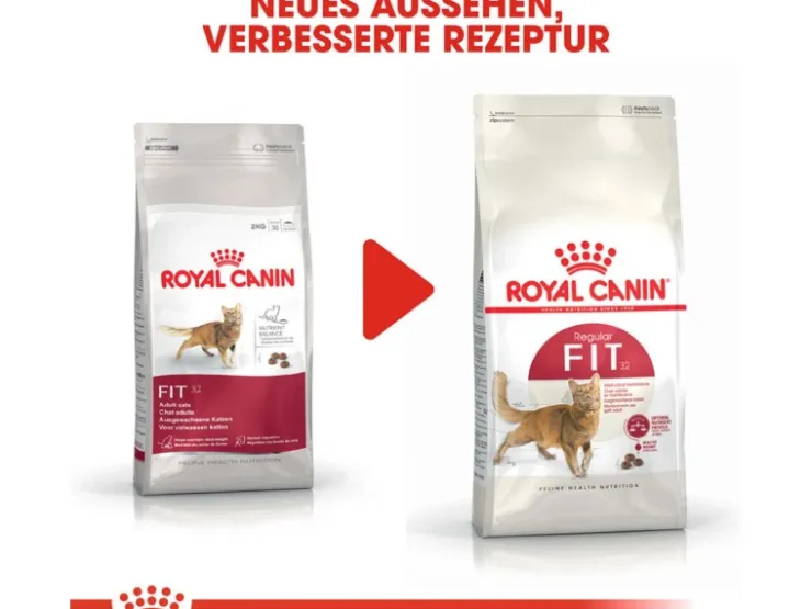 Royal Canin Fit Trockenfutter für aktive Katzen 2 kg* Katzenbedarf