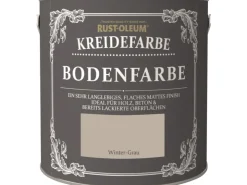 Rust-Oleum Kreide-Bodenfarbe Winter-Grau 2,5 l