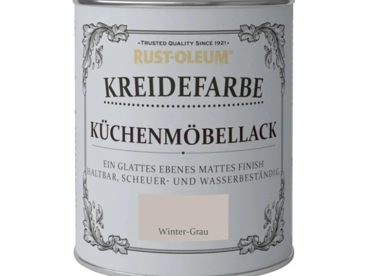 Rust-Oleum Kreidefarbe Küchenmöbellack Winter- matt 750 ml* Kreativfarben