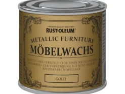 Rust Oleum Rust-Oleum Kreidefarbe-Möbelwachs-Politur Metallic-Gold 125 ml* Kreativfarben