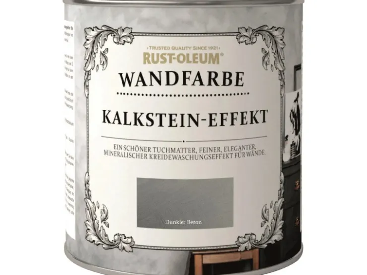 Rust-Oleum Wandfarbe Kalkstein-Effekt Dunkler 1 l