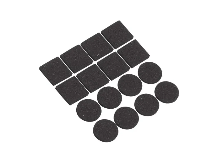 Rutschstopper Extra Soft 16-teilig Schwarz* Regale Schwarz