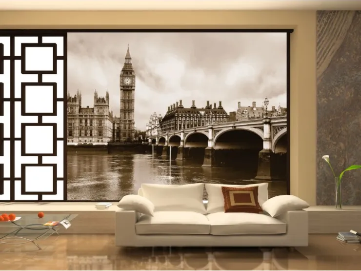 Sanders & Sanders Fototapete London Beige 360 x 254 cm 600379* Fototapeten