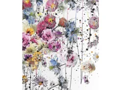 Sanders & Sanders Fototapete Blumen Malen Multicolor 200 x 250 cm 611881
