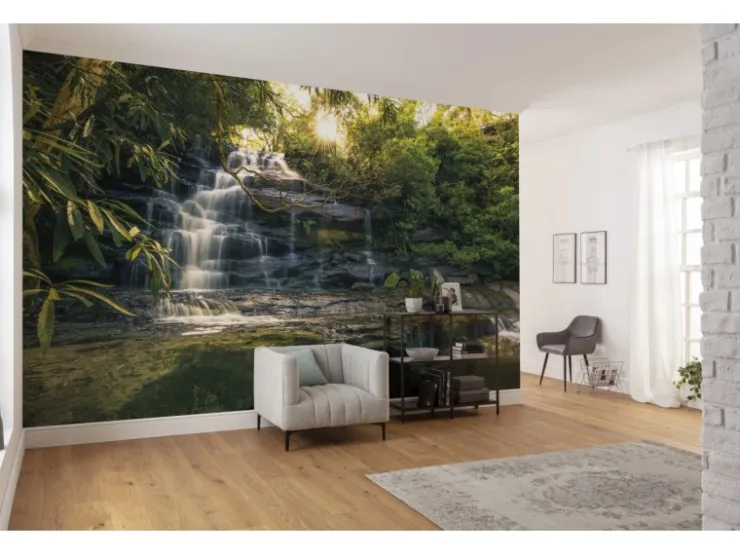 Sanders & Sanders Fototapete Stürze Grün 450 x 280 cm 612707* Fototapeten