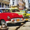 Sanders & Sanders Poster Oldtimer Rot Grün und Gelb 160 x 110 cm 600682