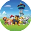 Sanders & Sanders Selbstklebende Runde Tapete Paw Patrol Blau und Grün Ø 70 cm 601292* Wandtattoos