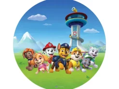 Sanders & Sanders Selbstklebende Runde Tapete Paw Patrol Blau und Grün Ø 70 cm 601292* Wandtattoos