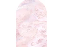 Sanders & Sanders Selbstklebende Runde Tapete Marmor Rosa 127 x 200 cm 611745* Wandtattoos