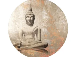 Sanders & Sanders Selbstklebende Runde Tapete Budha Beige Ø 70 cm 601089* Wandtattoos
