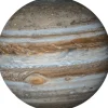 Sanders & Sanders Selbstklebende Runde Tapete Jupiter Beige und Grau Ø 125 cm 611760