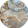Sanders & Sanders Selbstklebende Runde Tapete Marmor Multicolor Ø 125 cm 611765