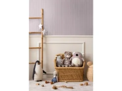 Sanders & Sanders Tapete Streifenmuster Lila 50 x 900 cm* Dekorative Tapeten