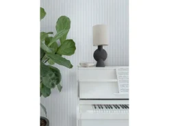 Sanders & Sanders Tapete Streifenmuster Grau 50 x 900 cm
