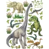 Sanders & Sanders Wandtattoo Dinosaurier Grün 85 x 65 cm 601355* Wandtattoos