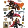 Sanders & Sanders Wandtattoo Harry Potter Grau und Rot 85 x 65 cm 601358