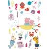 Sanders & Sanders Wandtattoo Peppa Wutz Multicolor 65 x 42.5 cm 601349* Wandtattoos