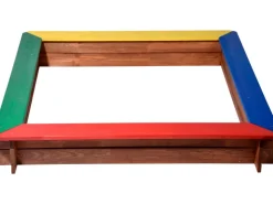 Dobar Sandkasten wetterfest 117 cm x 117 cm Bunt FSC®