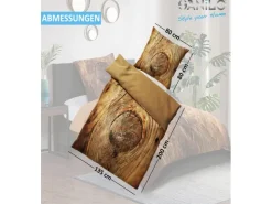 Sanilo Bettwäsche 2-teilig Rustikal